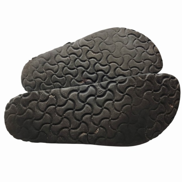 Birkenstock Black Two Strap Sandals Men's Cork Footbed Comfort 10.5 UK 11.5 US - Picture 11 of 11